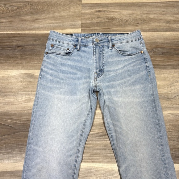 American Eagle slim Light Blue Denim Jeans size 30 - Picture 5 of 11